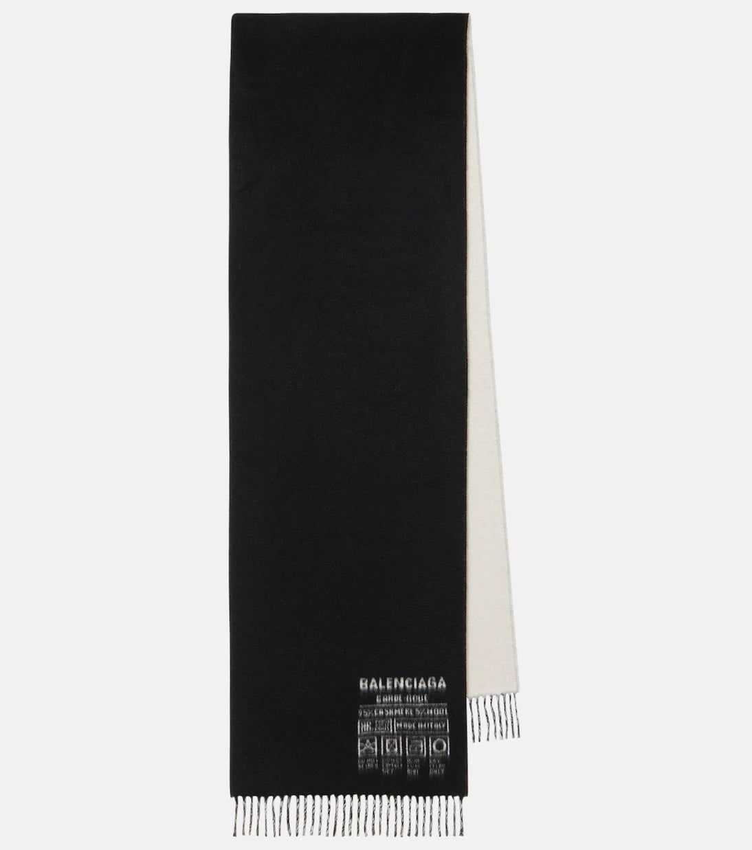 Balenciaga - Cashmere and wool scarf
