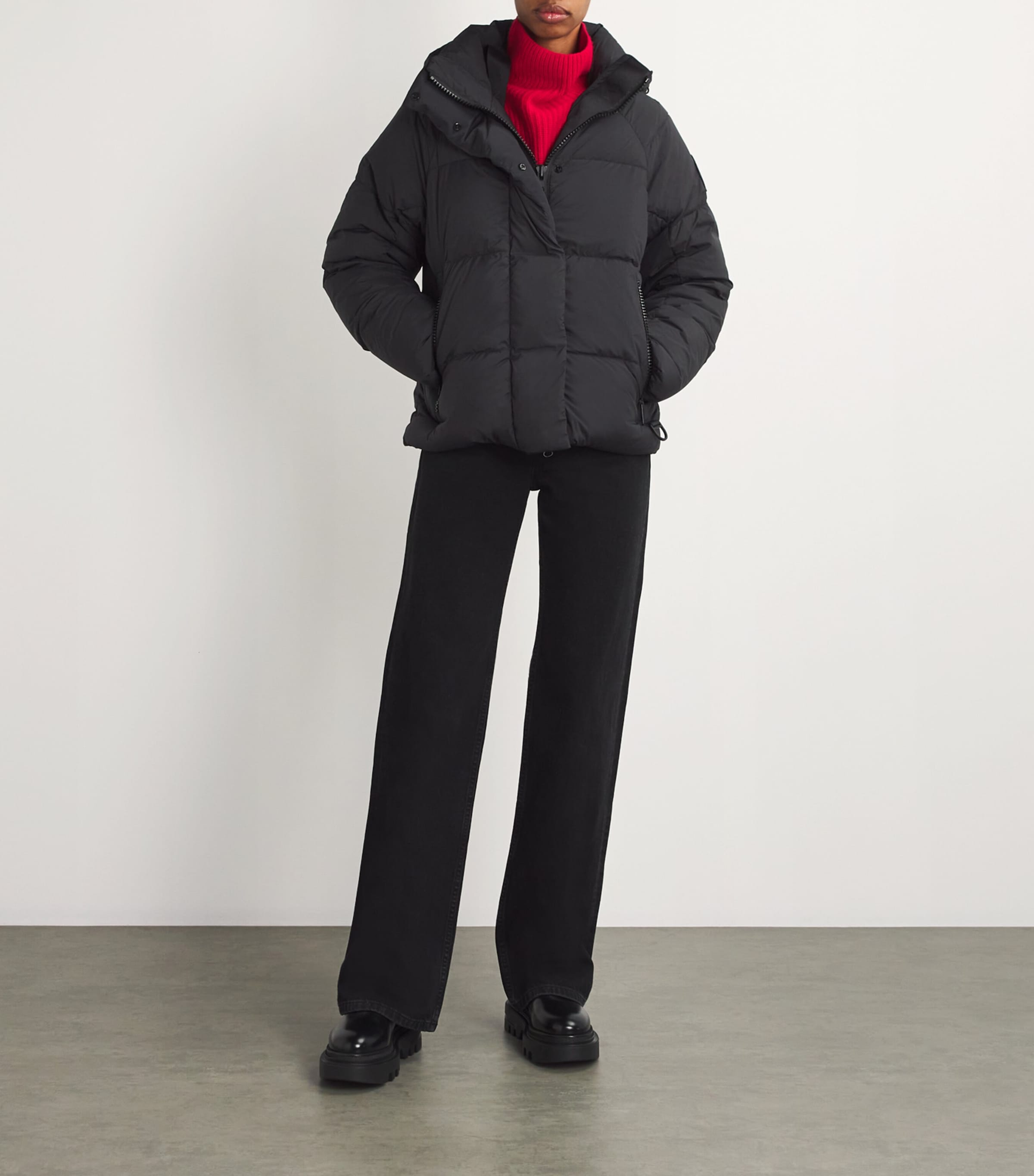 Canada Goose Black Down Water-Resistant Junction Parka