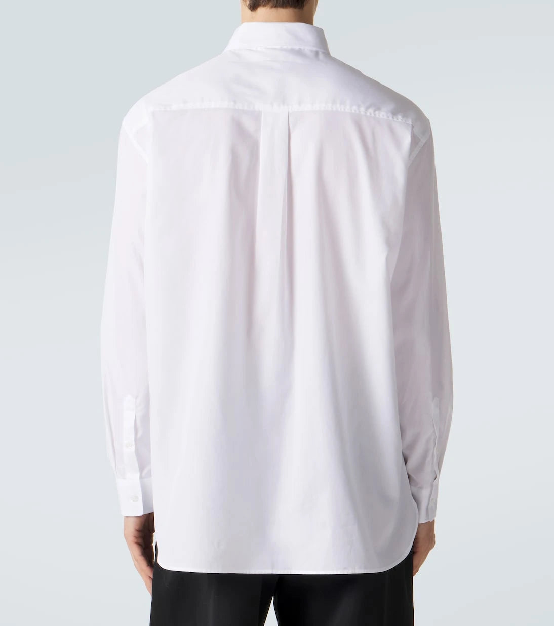 Simone Rocha - Floral-appliqué cotton poplin shirt