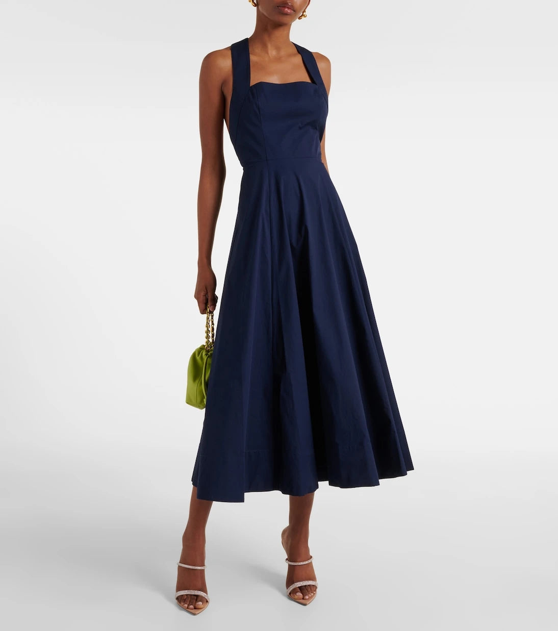 Staud - Teresa poplin midi dress