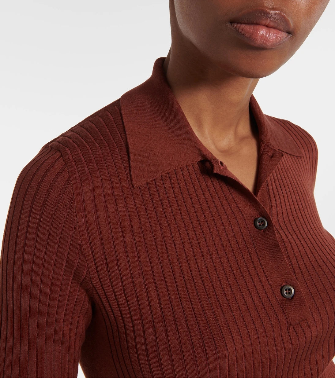 Prada - Cotton-blend polo sweater