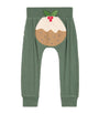 MORI Bamboo-Blend Christmas Pudding Trousers (0-24 Months)