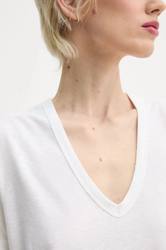 Тениска с лен ZADIG&VOLTAIRE