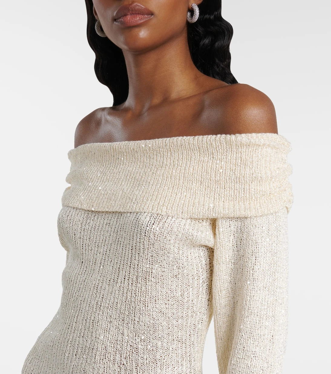 Bananhot - Rory sequined knitted minidress