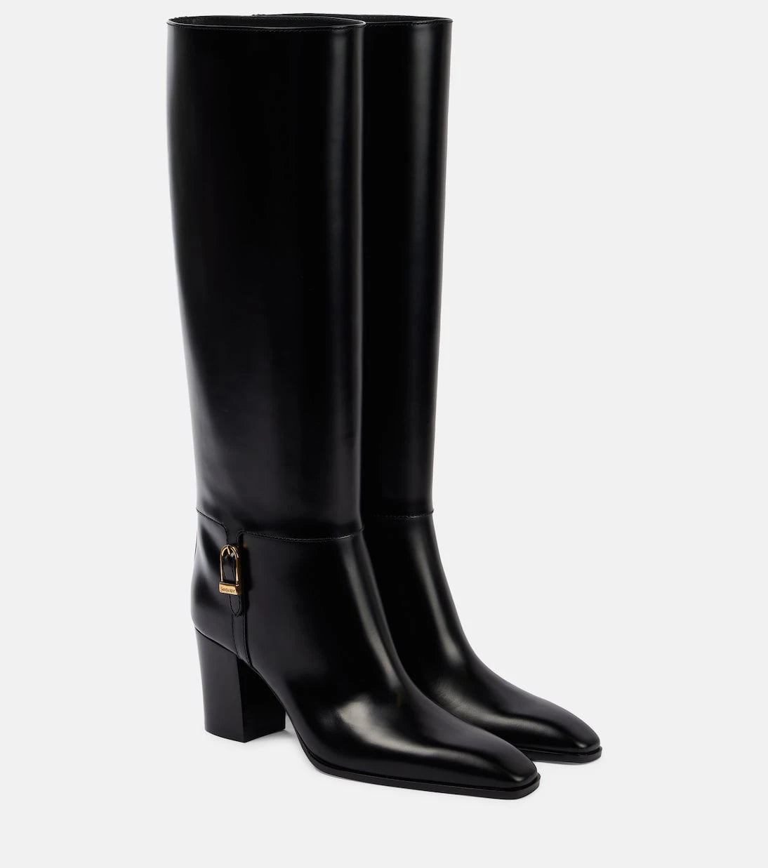 Saint Laurent - Julia leather knee-high boots