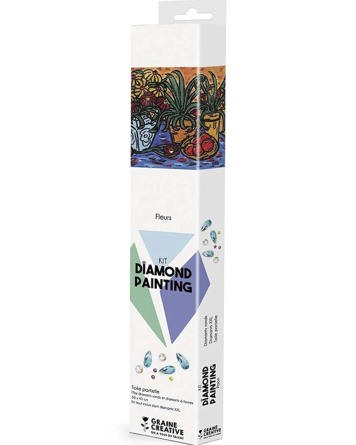 Комплект diy Graine Creative Diamond Painting Fleurs