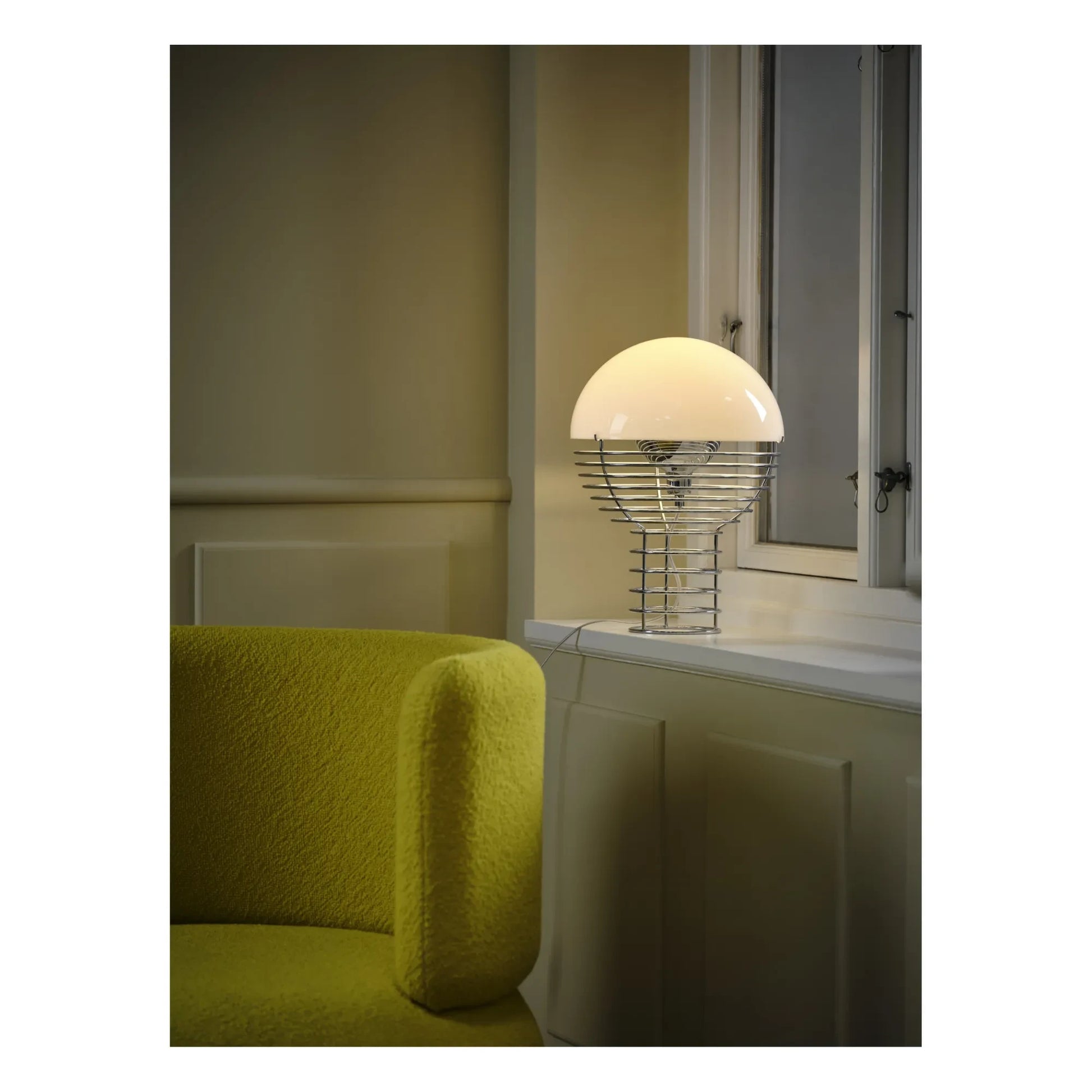 Verpan - Wire table lamp - Verner Panton | White