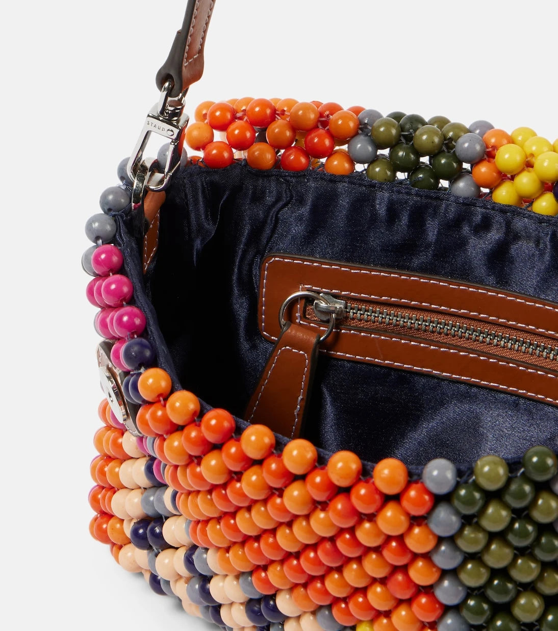 Staud - Timmy Small beaded shoulder bag