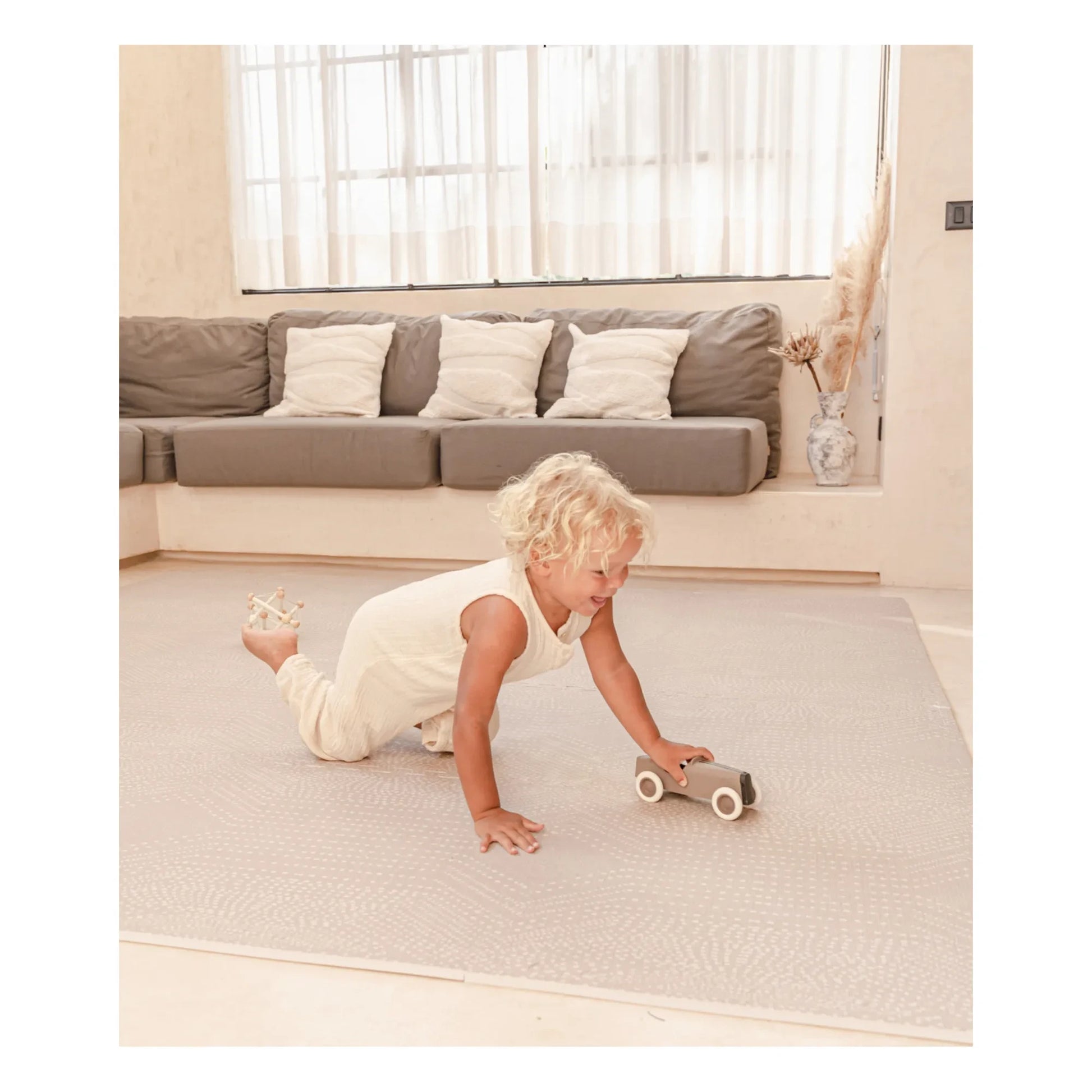 Toddlekind - Deco modular playmat | Latte