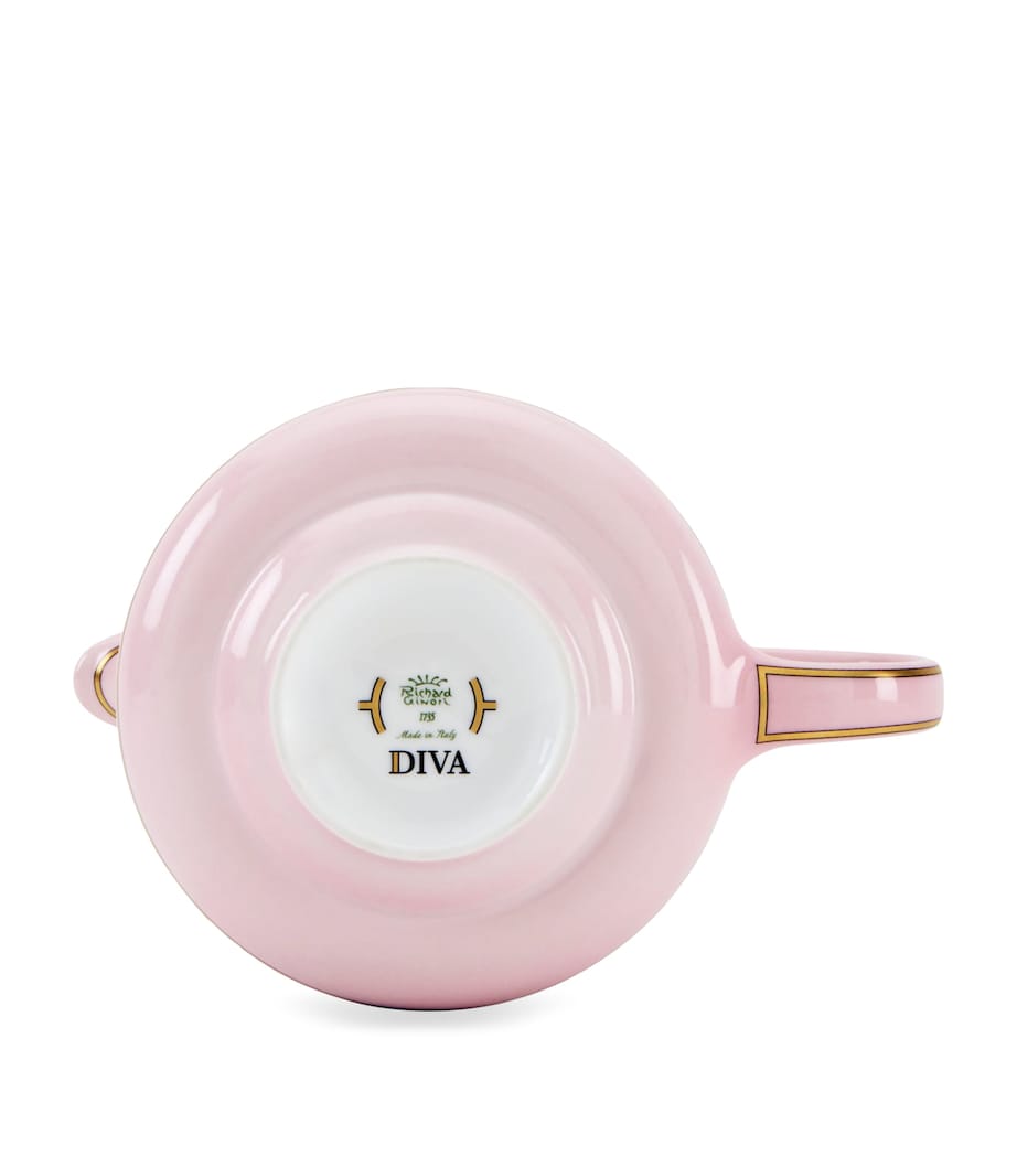 Porcelain Colonna Diva Rosa Teapot (770ml)