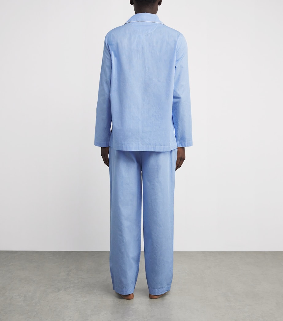 Cotton Poplin Gingham Pyjama Set