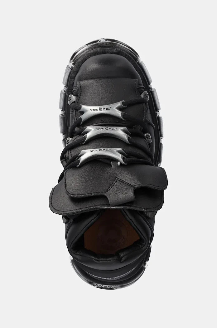 New Rock Negro Tower + Negro Acero Spor Ayakkabı