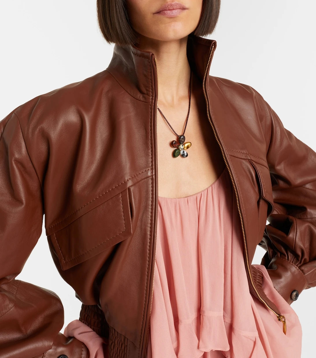 Zimmermann - Norma 16kt gold-plated pendant necklace