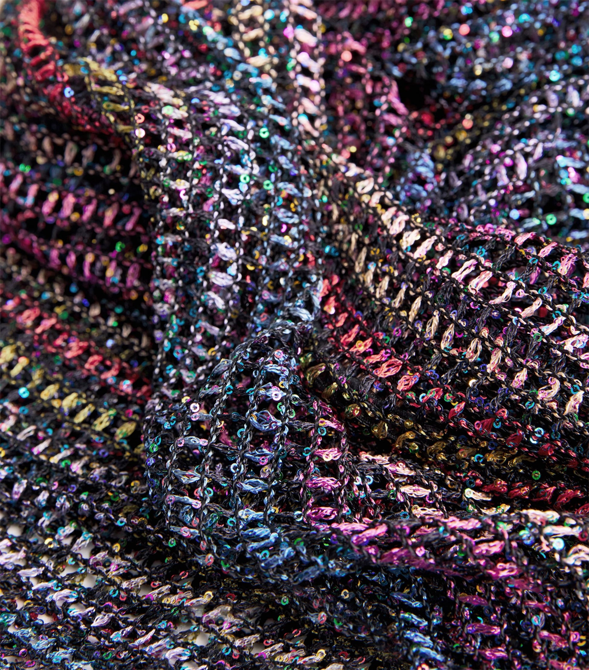 Missoni Multi Sequin-Embellished Sheer Maxi Dress