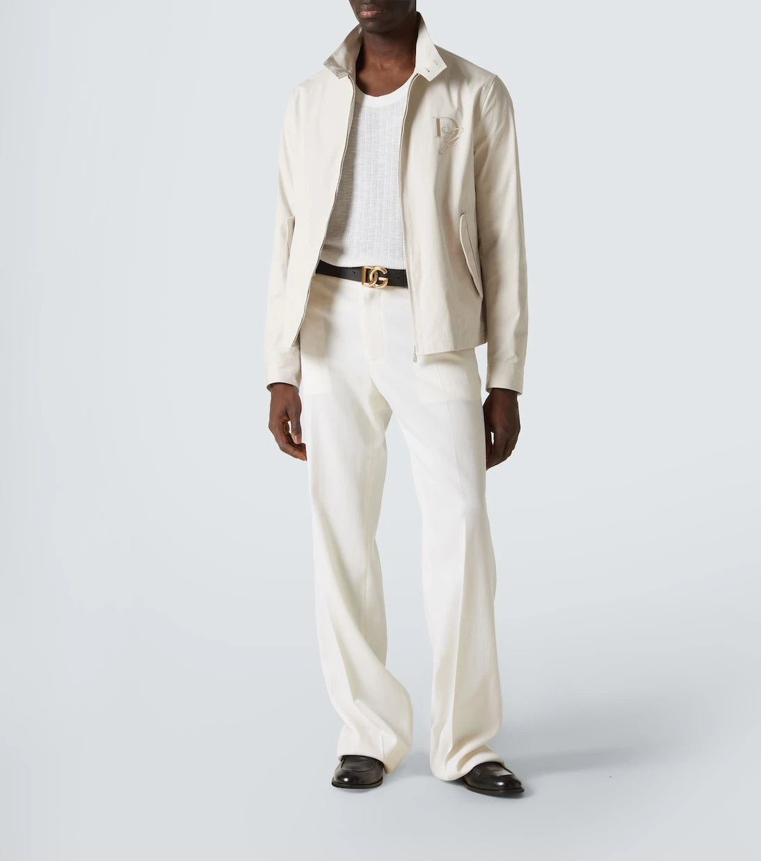 Dolce&Gabbana - DG embroidered cotton jacket