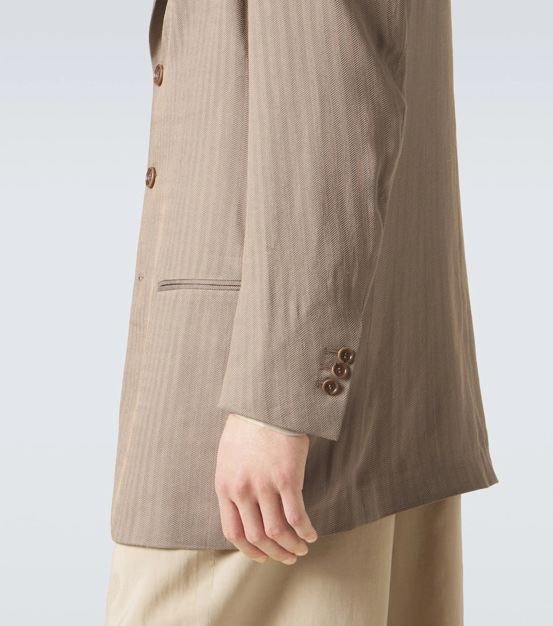 Giorgio Armani - Archivio herringbone blazer