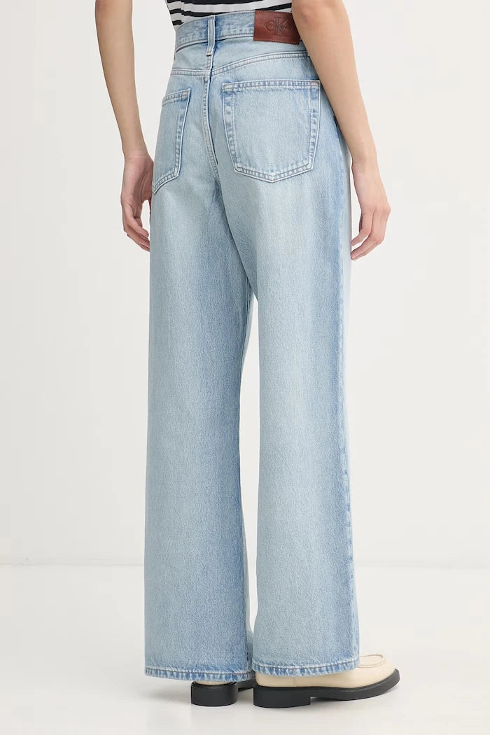 Calvin Klein Jeans wide leg kadın kot pantolon