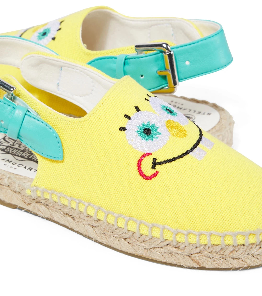 Stella McCartney Kids - Embroidered canvas espadrilles
