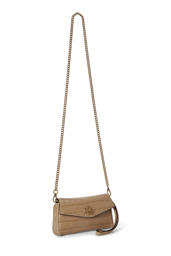 Lauren Ralph Lauren kadın deri crossbody çanta