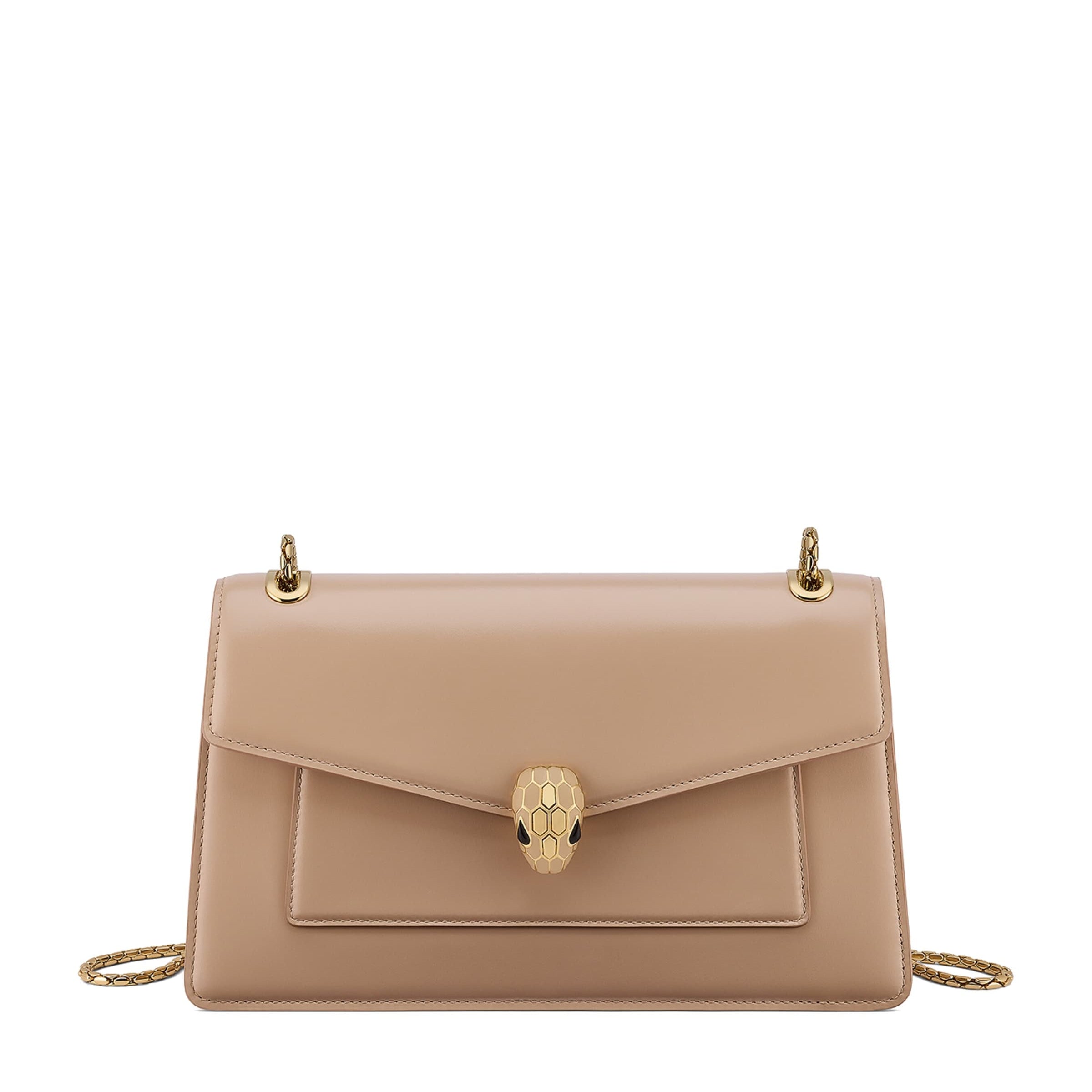 Leather Serpenti Forever Shoulder Bag