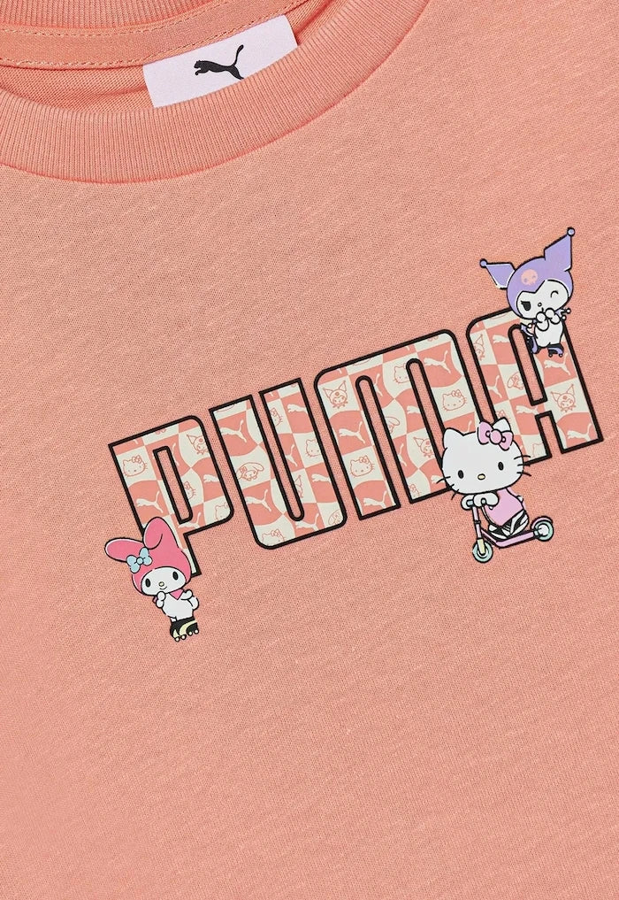 Puma HELLO KITTY & FRIENDS Relaxed Graphic Çocuk Pamuklu Tişört