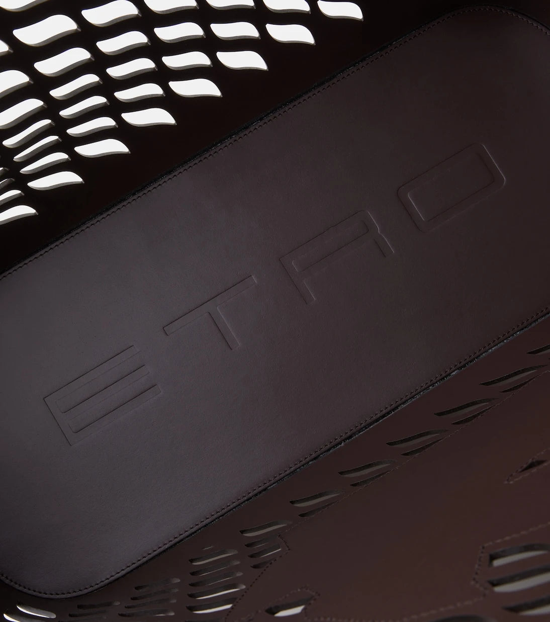 Etro - Pegaso leather blanket holder