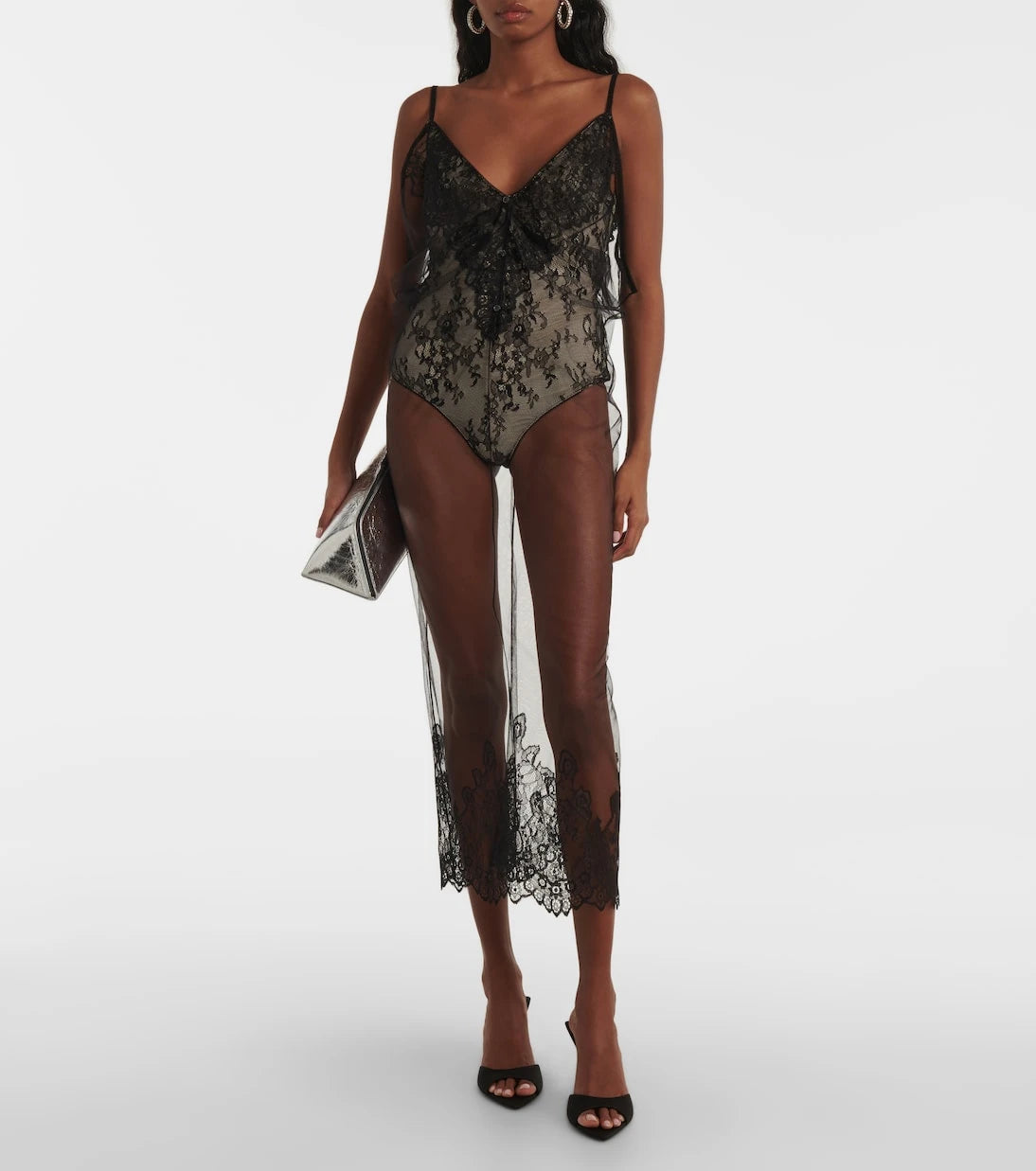 The Attico - Sheer lace bodysuit