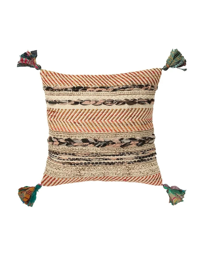 J-Line възглавница декоративна от памук 45 x 45 x 15 cm