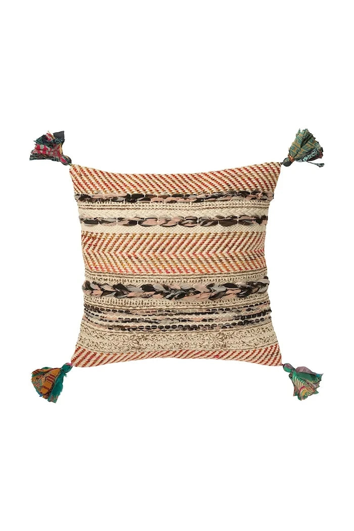 J-Line pamuk dekoratif yastık 45 x 45 x 15 cm