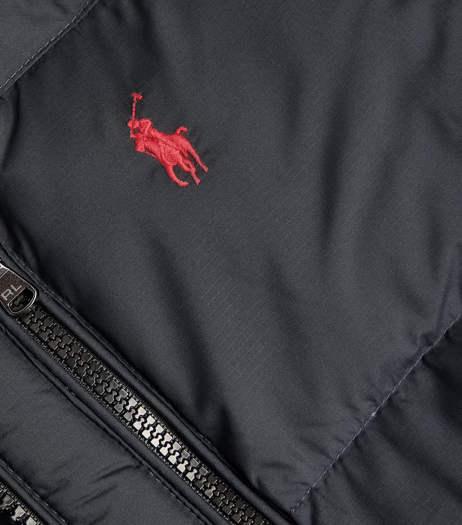 Polo Ralph Lauren Black Water-Resistant Down Gorham Puffer Jacket