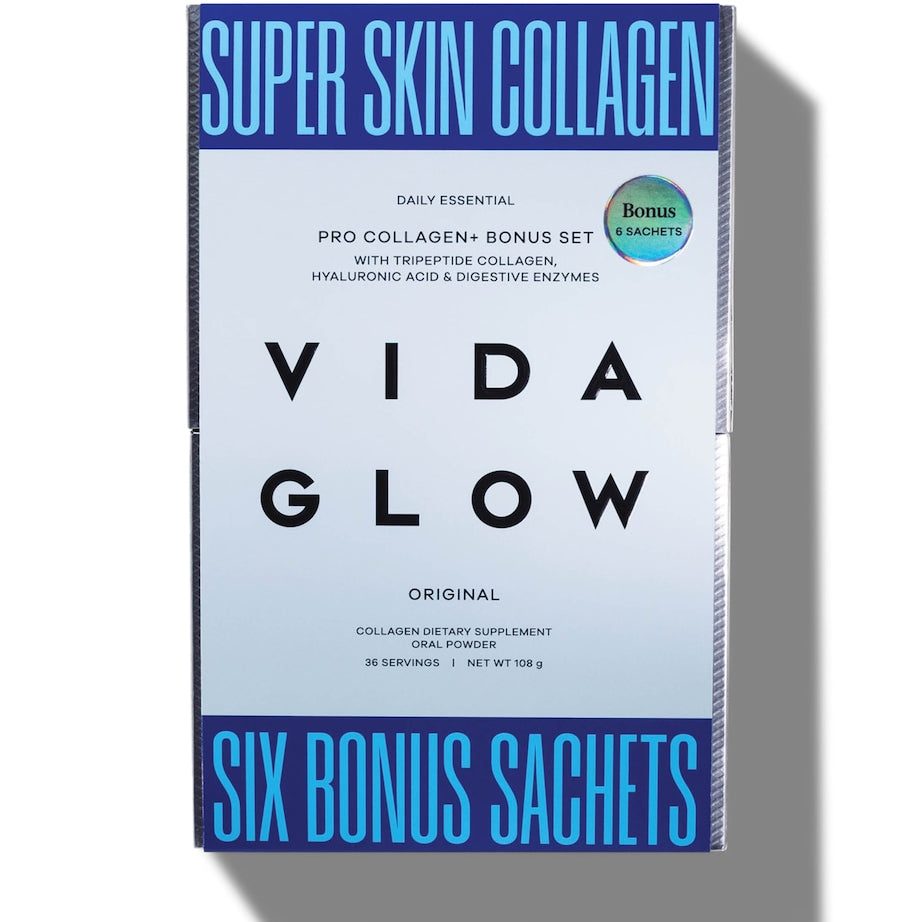 Vida Glow Super Skin Collagen Pro Collagen+ Bonus Set (36 x 3g)