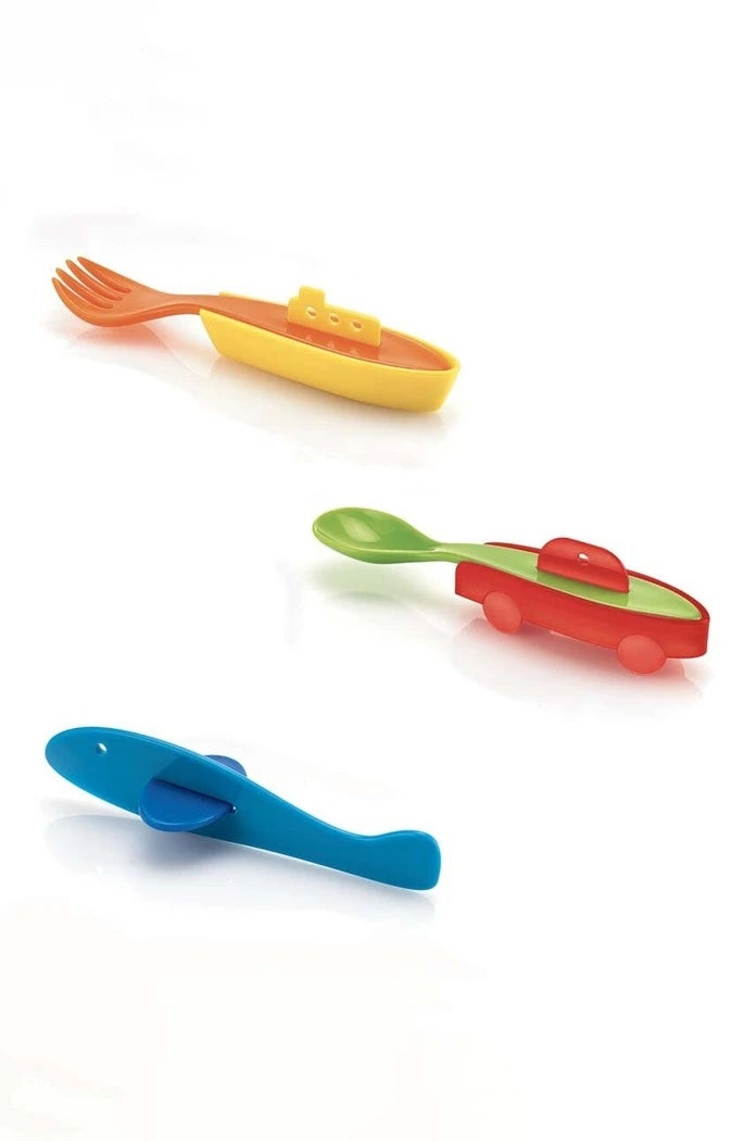 Guzzini Traffic Bambi Çocuk Yemek Takımı (3 Parça)