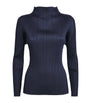 Navy New Colorful Basics 4 Long-Sleeve Top