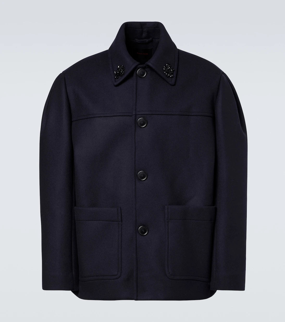 Simone Rocha - Embellished wool-blend jacket