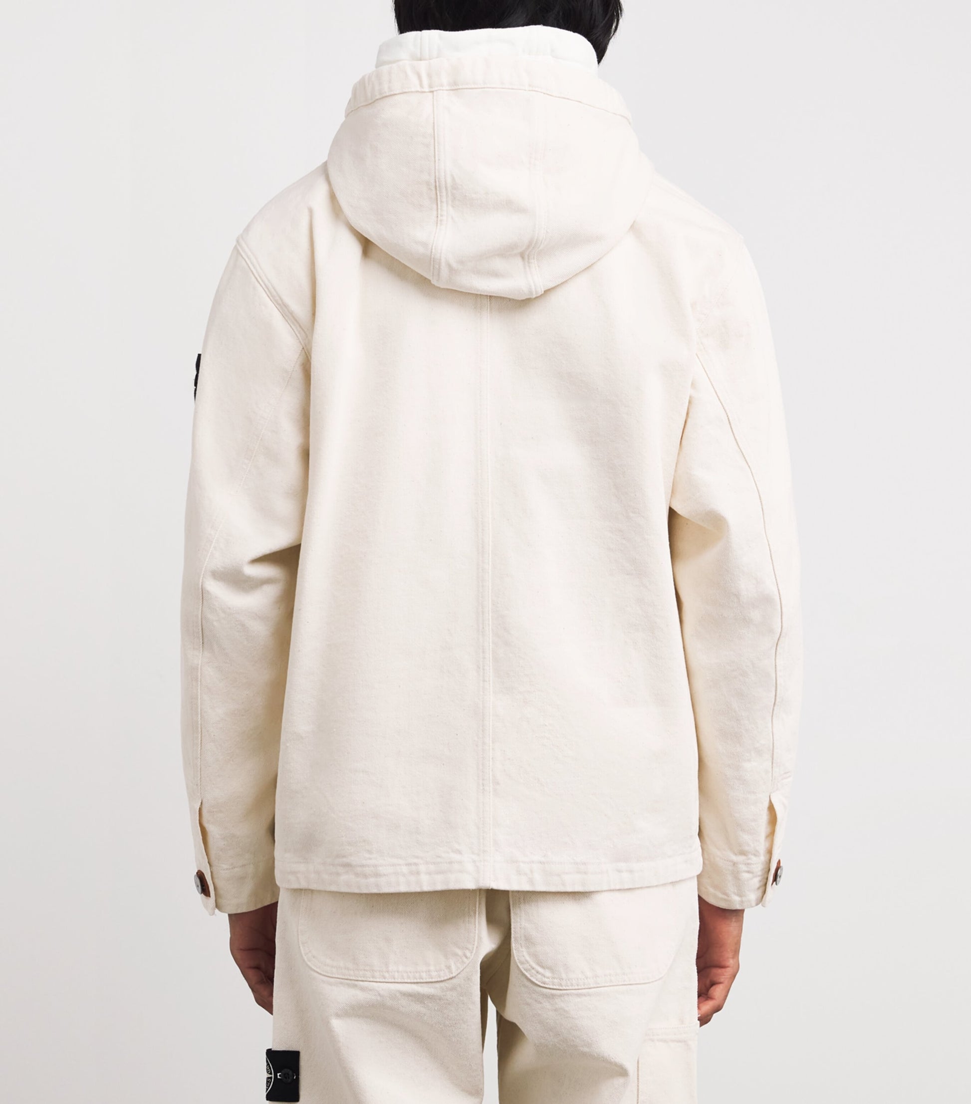 Ivory Hooded Parka