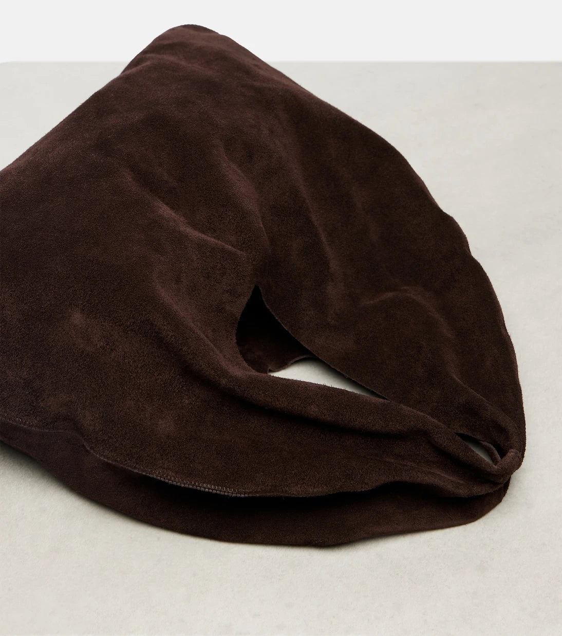 The Row - Bindle Small suede tote bag