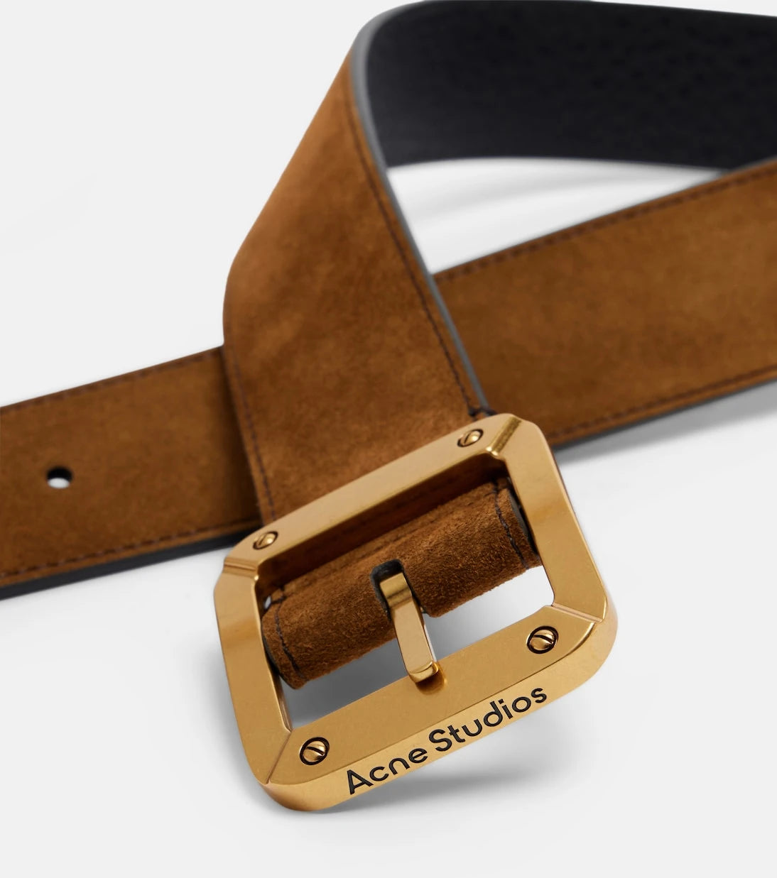 Acne Studios - Reversible suede belt