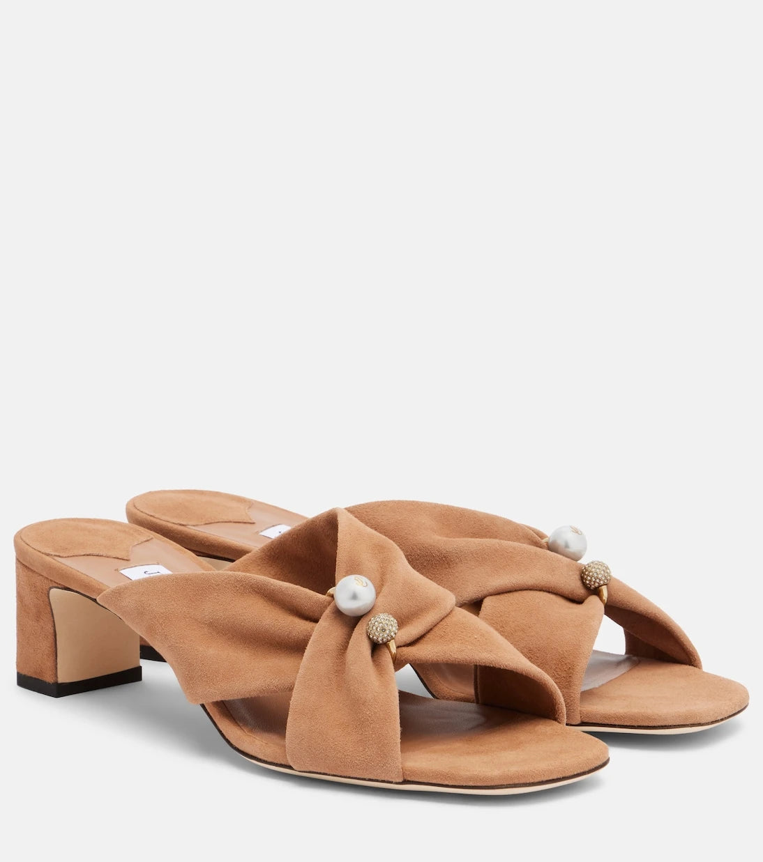 Jimmy Choo - Rafi embellished suede mules
