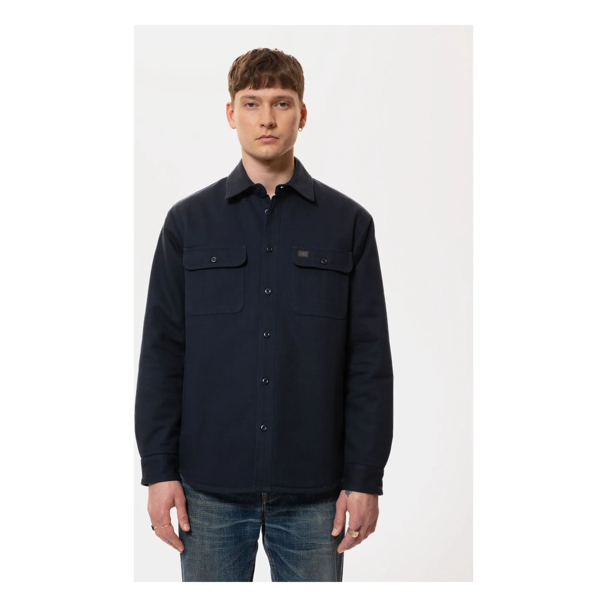Nudie Jeans - Glenn Padded overshirt | Dark Blue