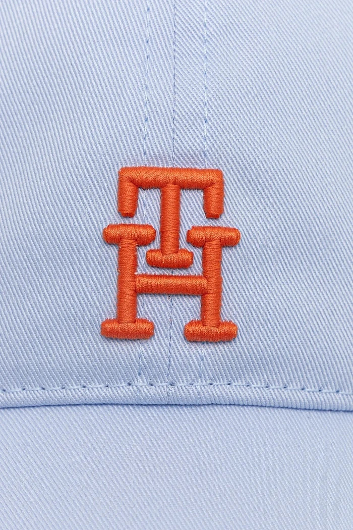 Памучна шапка с козирка Tommy Hilfiger