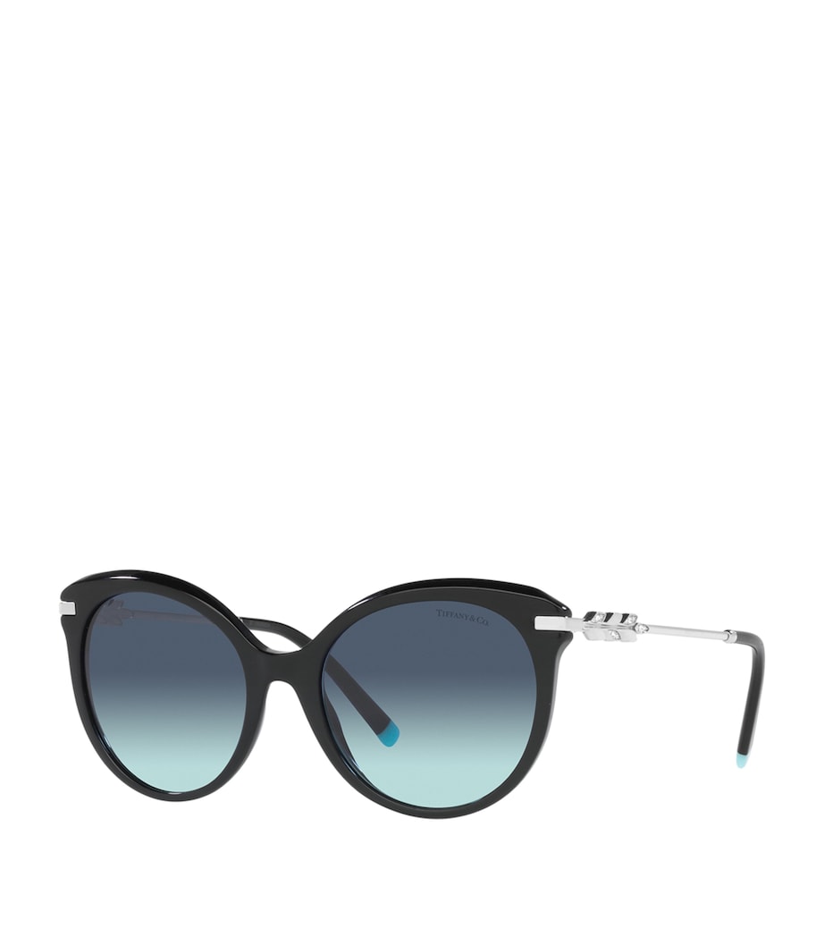 Tiffany & Co. Black Cat Eye Sunglasses