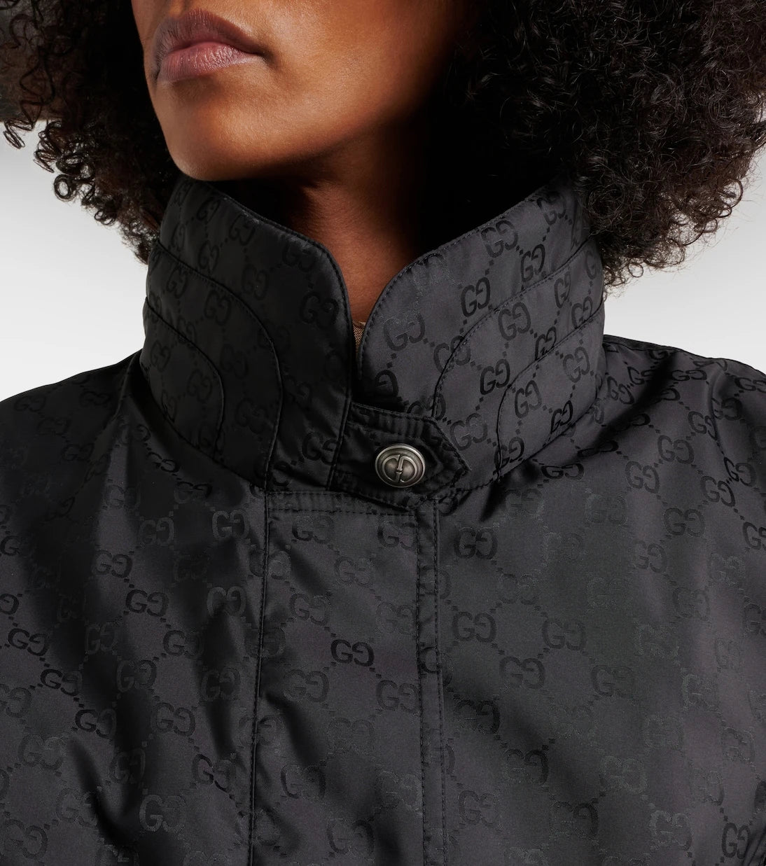 Gucci - GG cotton-trimmed jacket