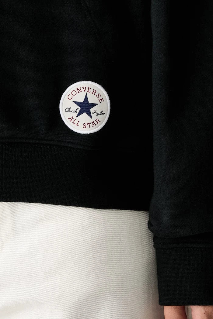 Converse kadın pamuklu kapüşonlu sweatshirt