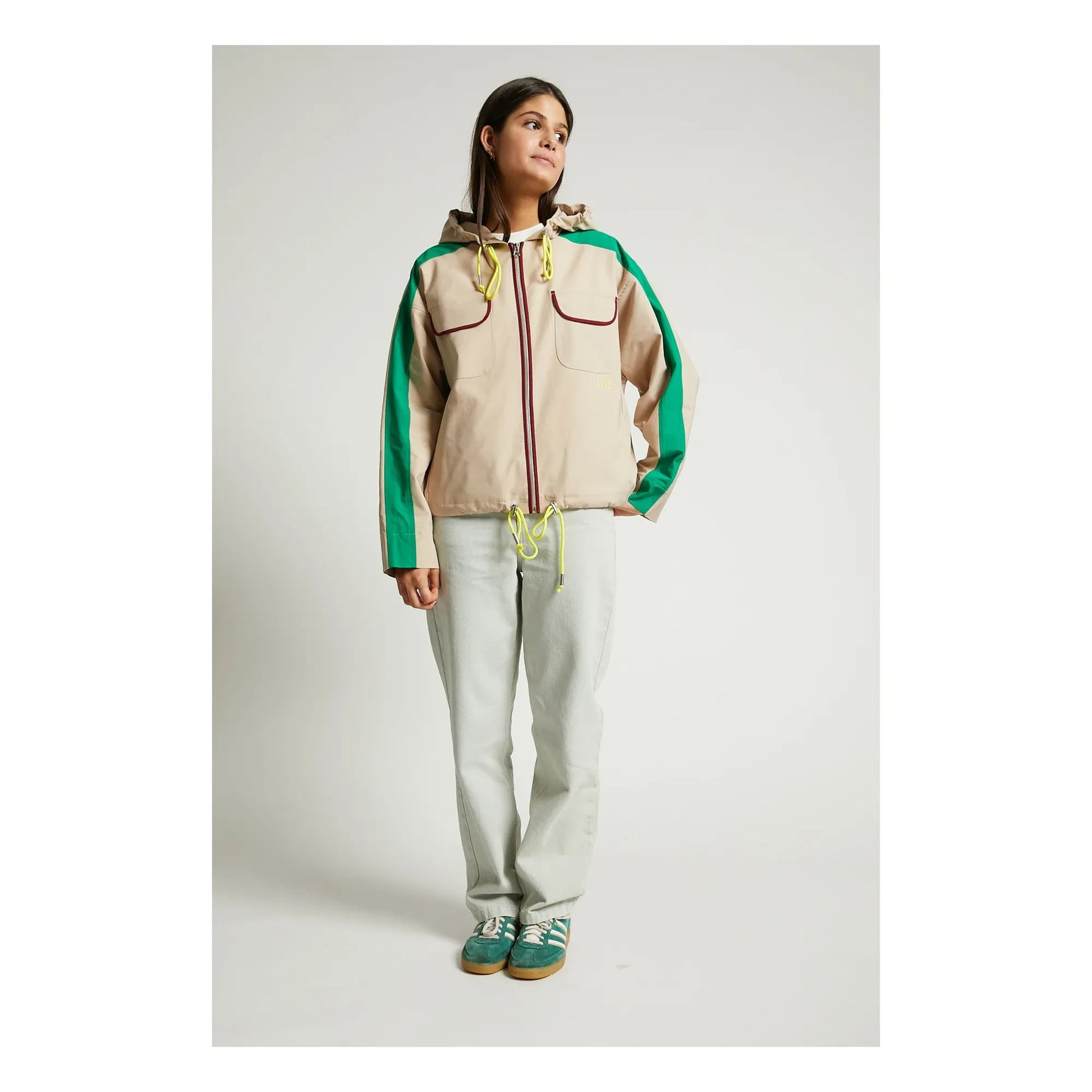 Indee - Colorblock Sunny jacket | Natural