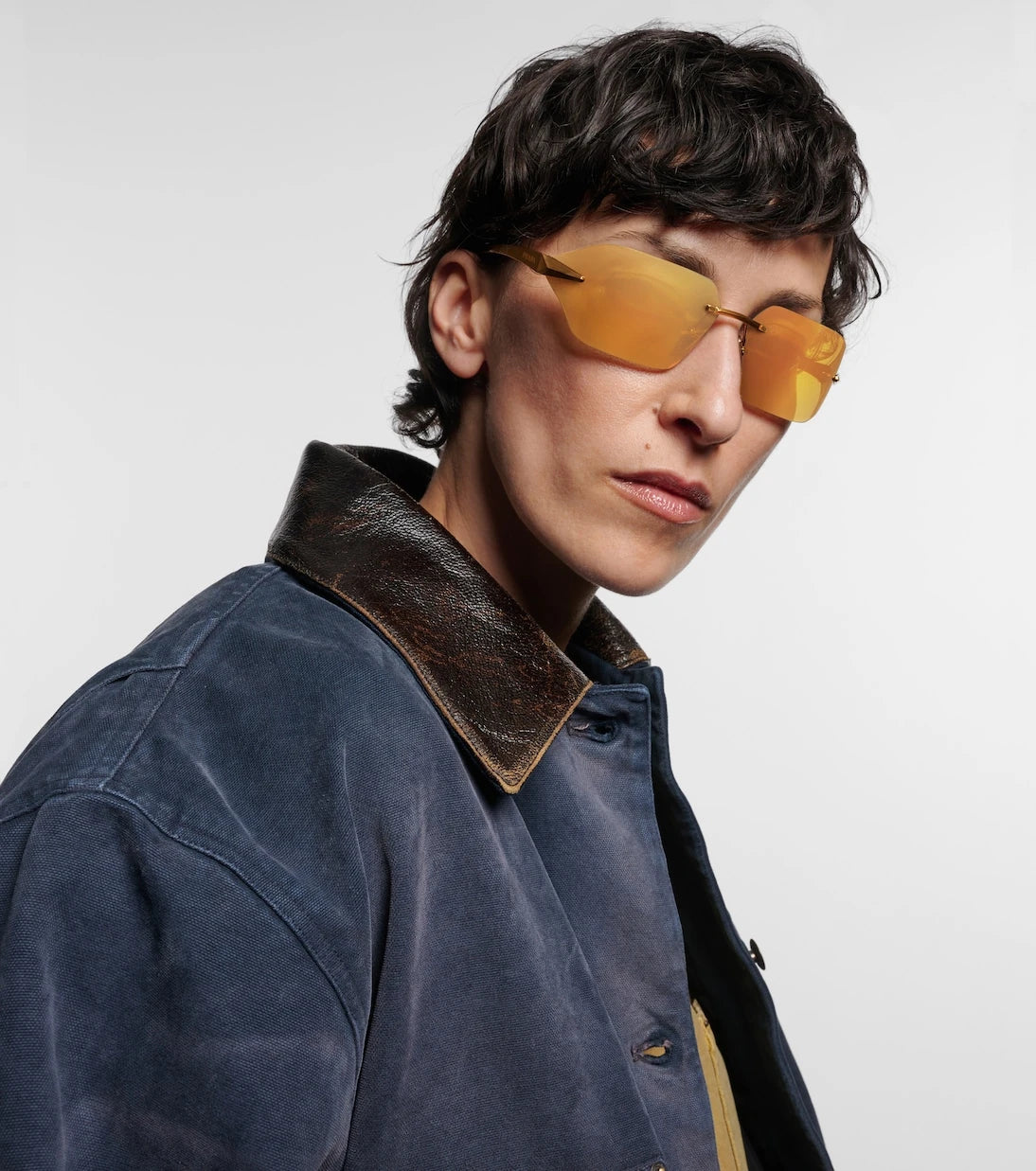 Prada - نظارة شمسية مربعة
