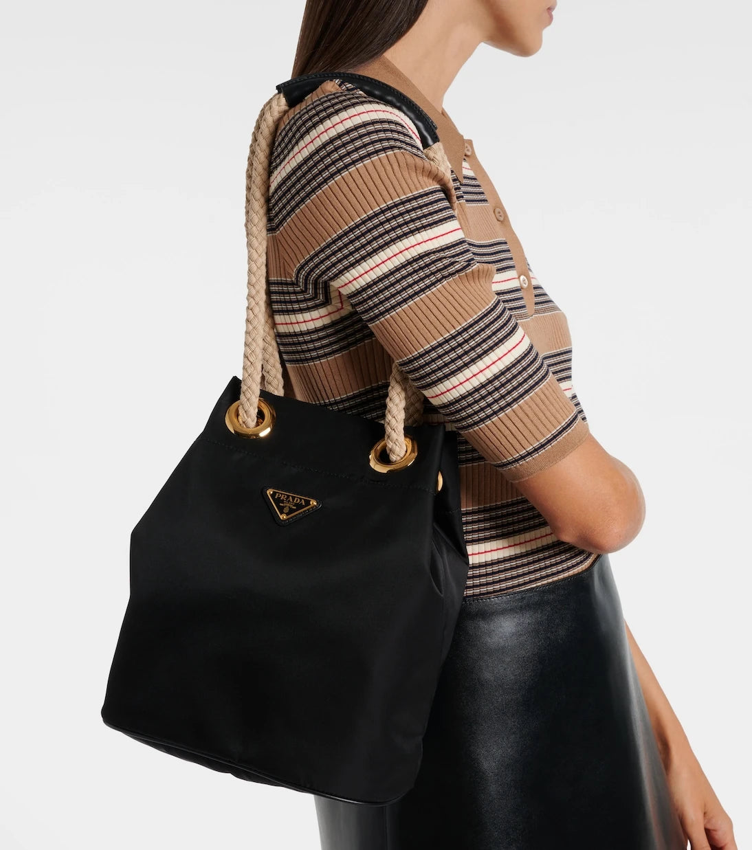 Prada - Prada Mariner Re-Nylon Small bucket bag