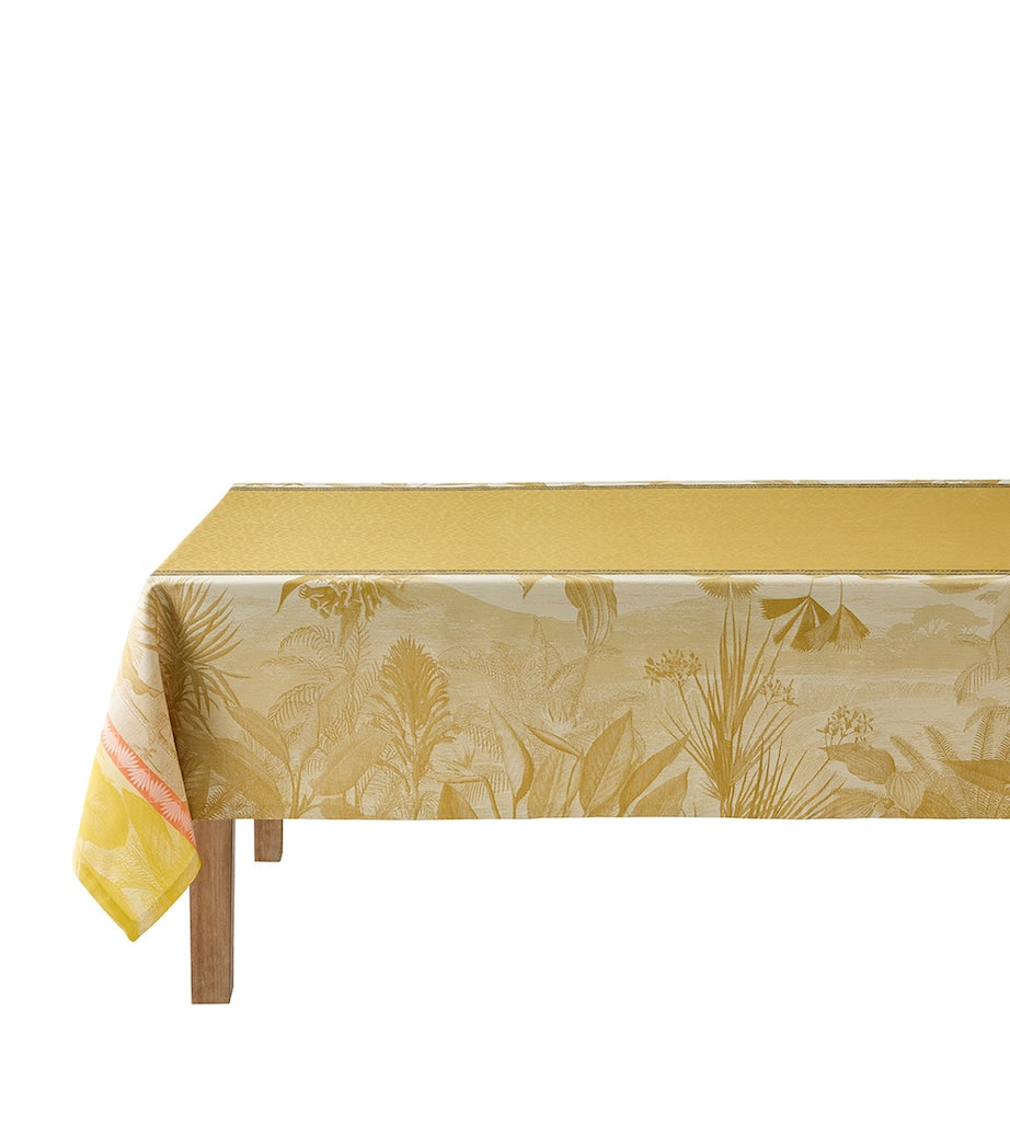 Le Jacquard Français Coated Sinharaja Tablecloth (175cm x 320cm)