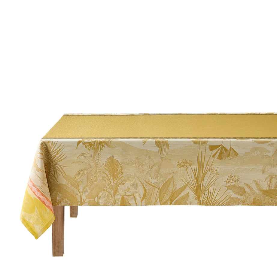 Le Jacquard Français Coated Sinharaja Tablecloth (175cm x 320cm)