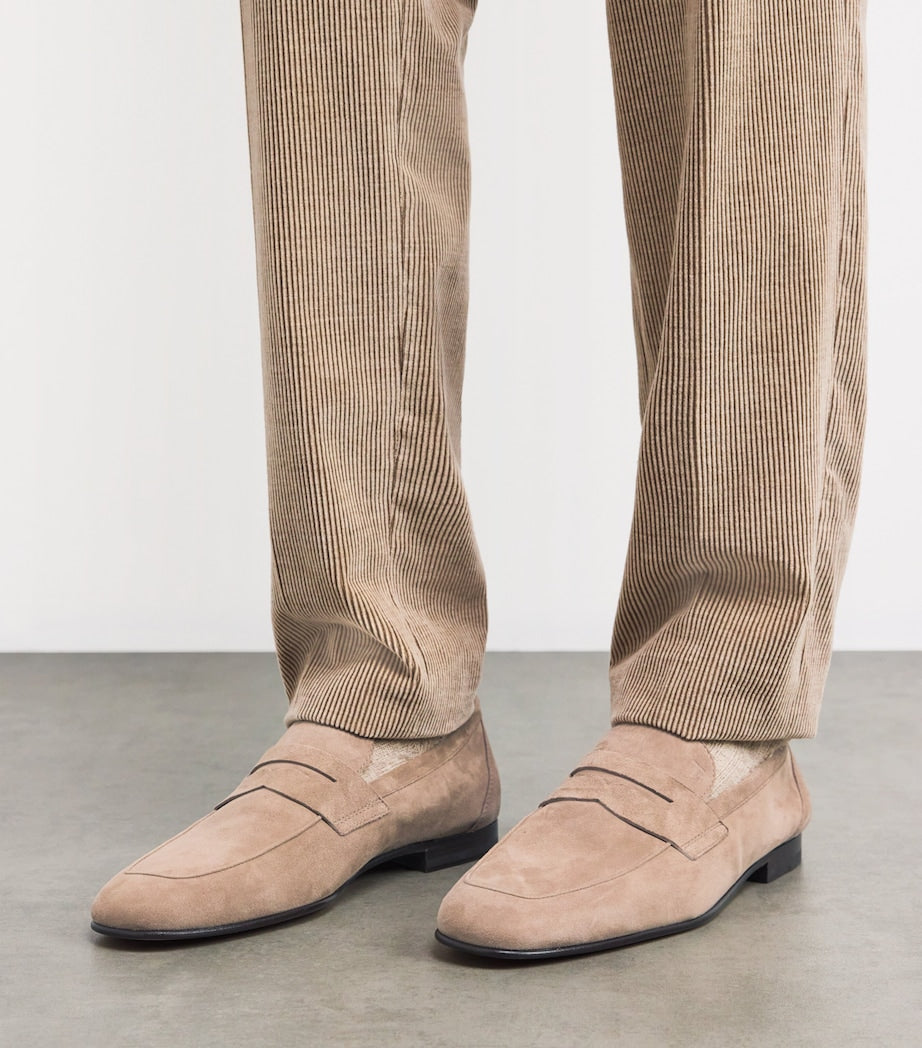 Suede Mocassino Loafers