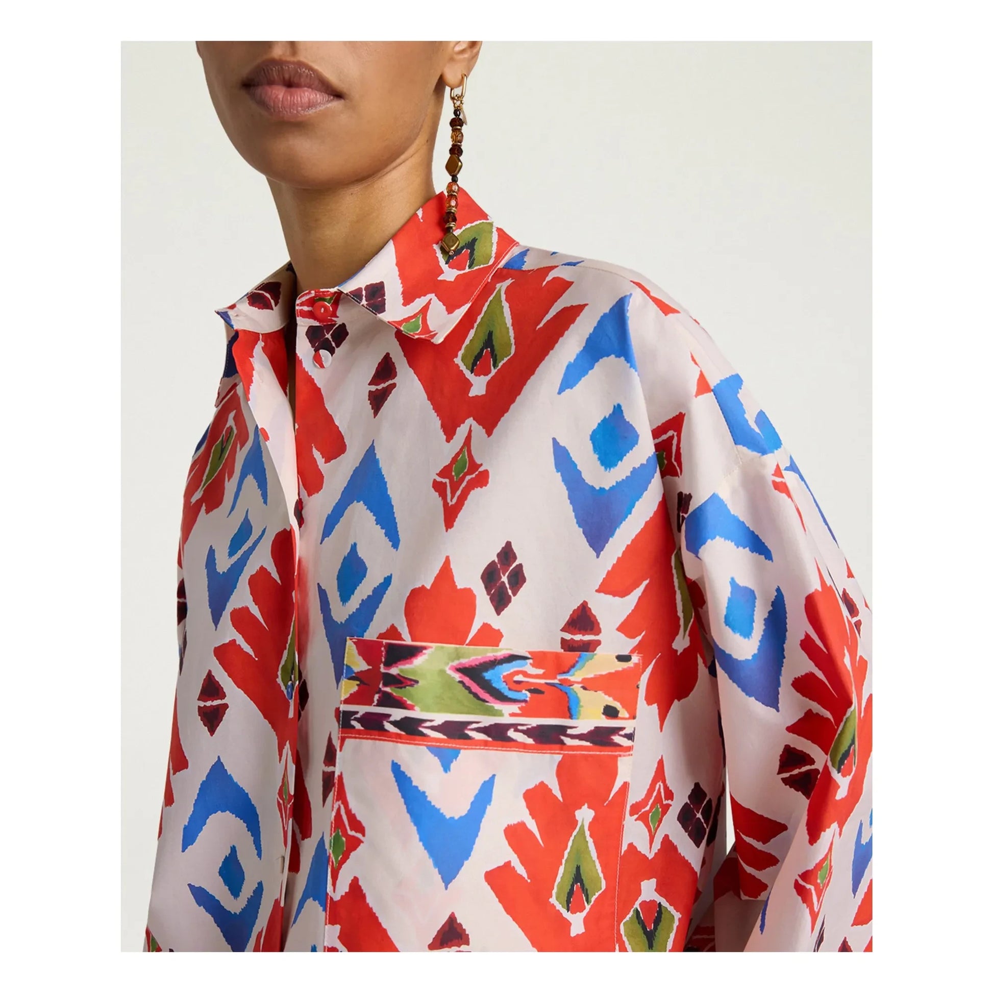 Momoni - Lucha Cotton shirt | Red